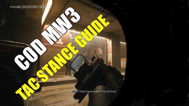 What is Tac Stance In COD MW3, and How Does It Work?